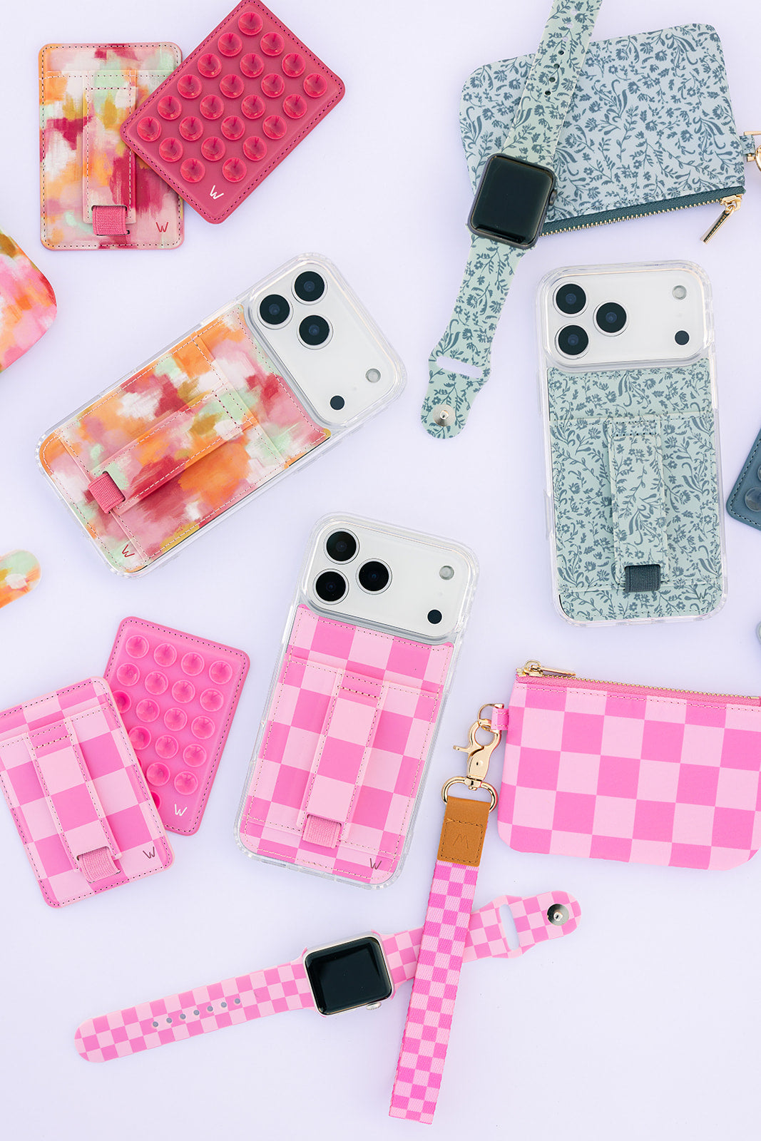 Bubblegum Check Watch Band