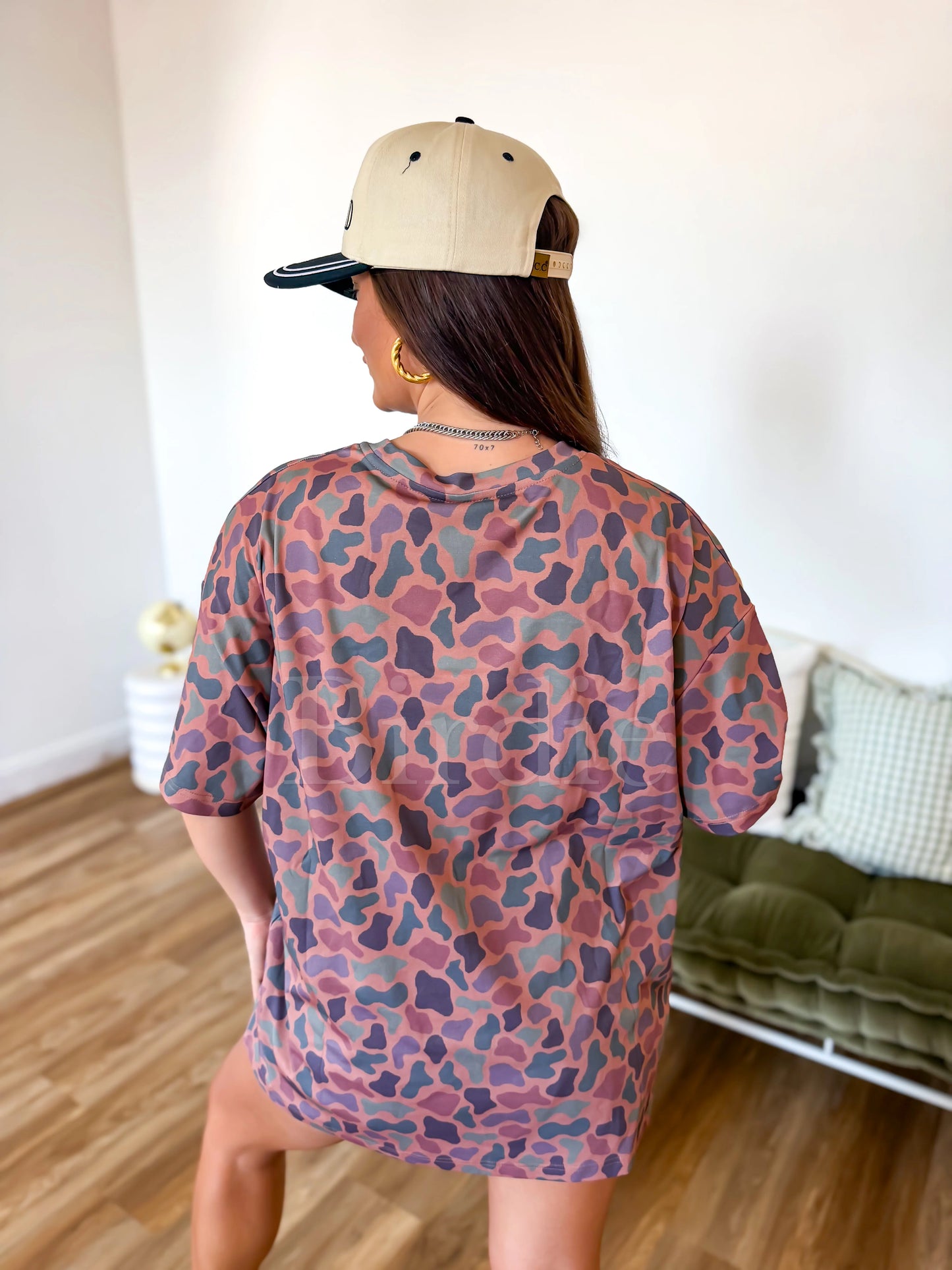 PREORDER Birdie Oversized Tee in Cedar Marsh Duck Camo