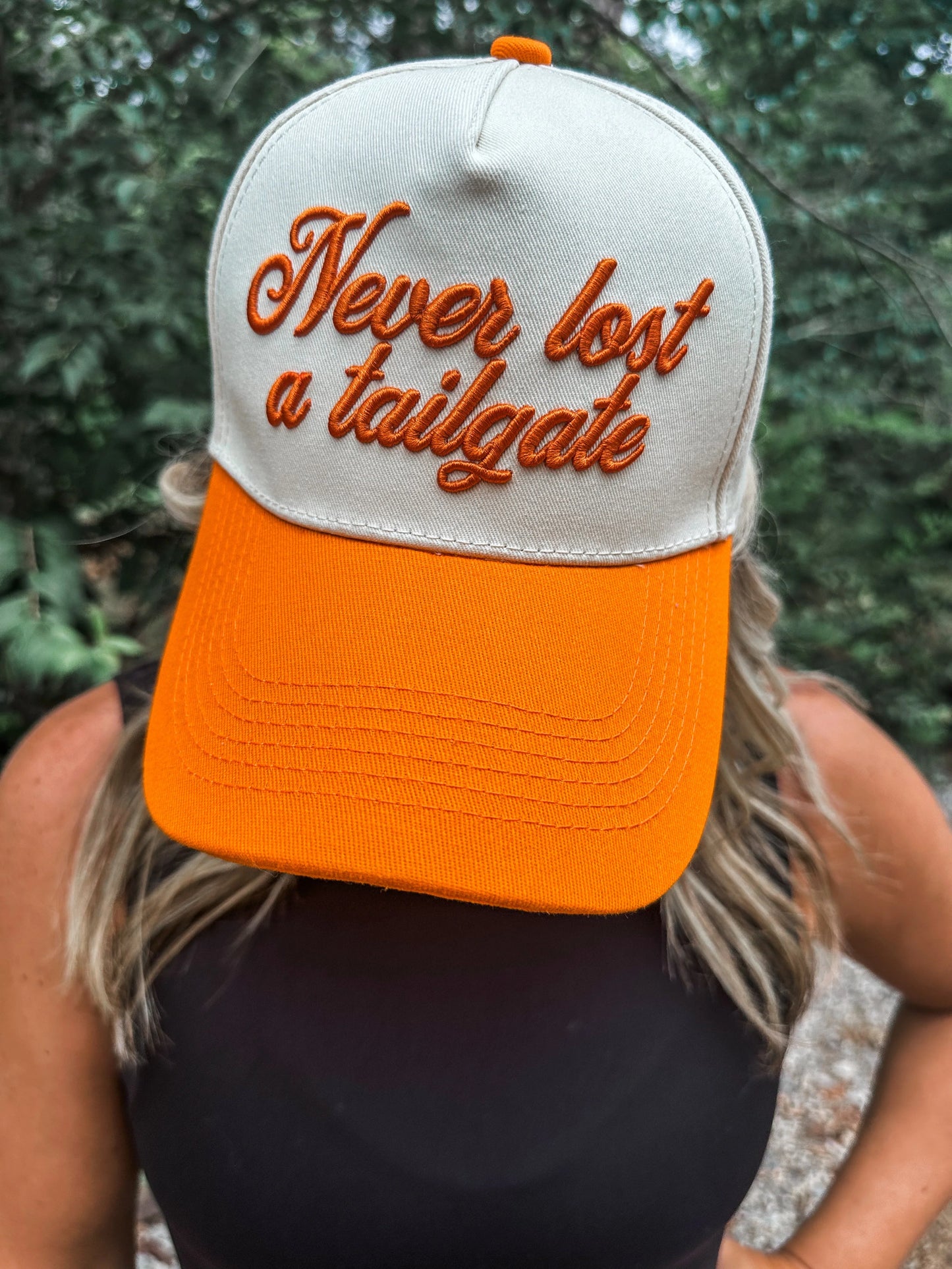 Never Lost a Tailgate Trucker Hat