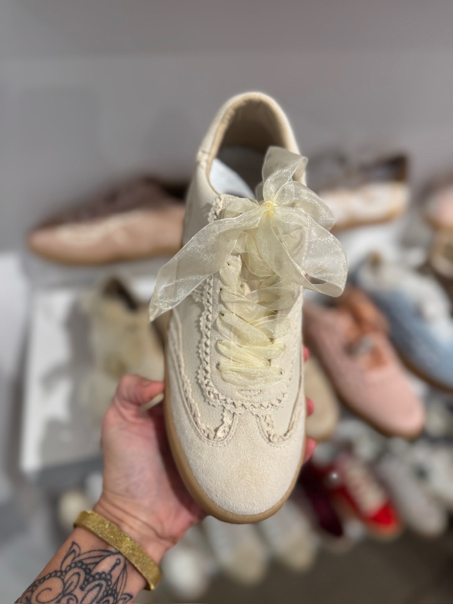 ✨ The Dixie Sneakers in Ivory (Pre-Order)