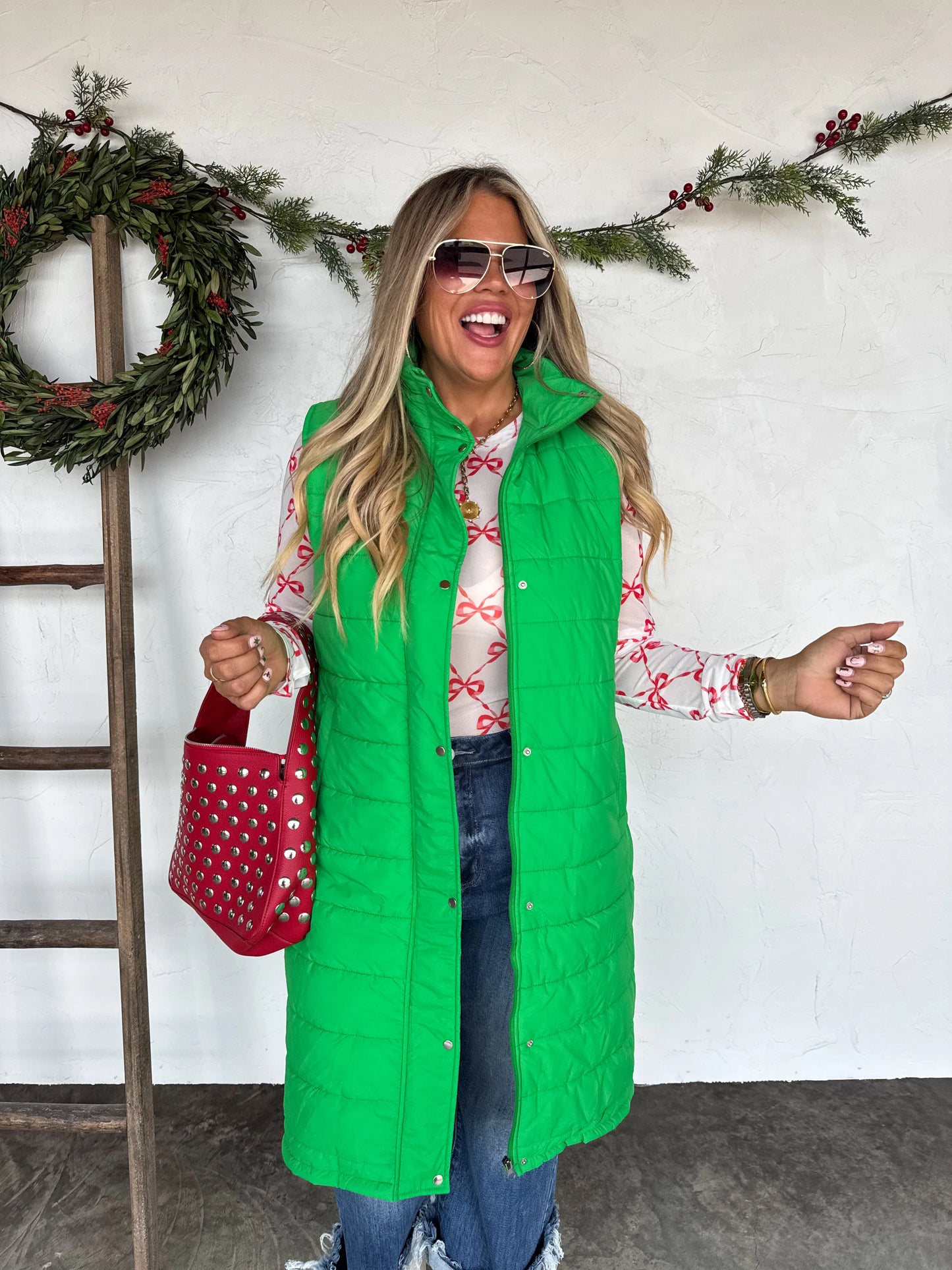 PRE-ORDER Kendall Long Puffer Vest