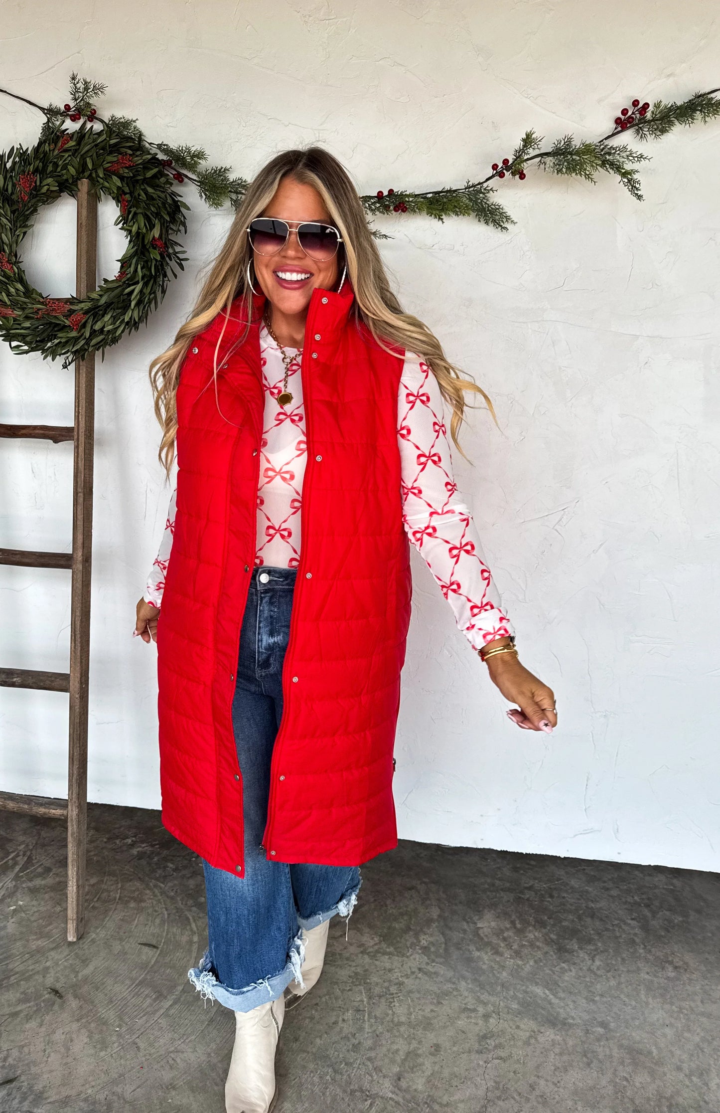 PRE-ORDER Kendall Long Puffer Vest