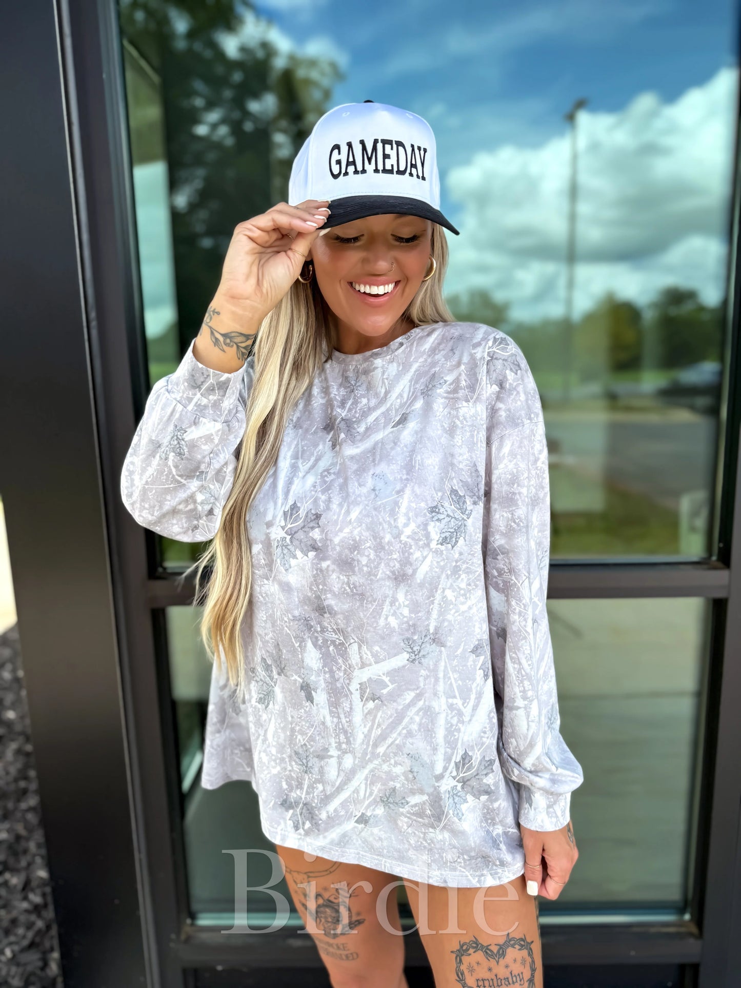 2ND CUT ★PRE-ORDER Birdie Iced Out Camo Long Sleeve★
