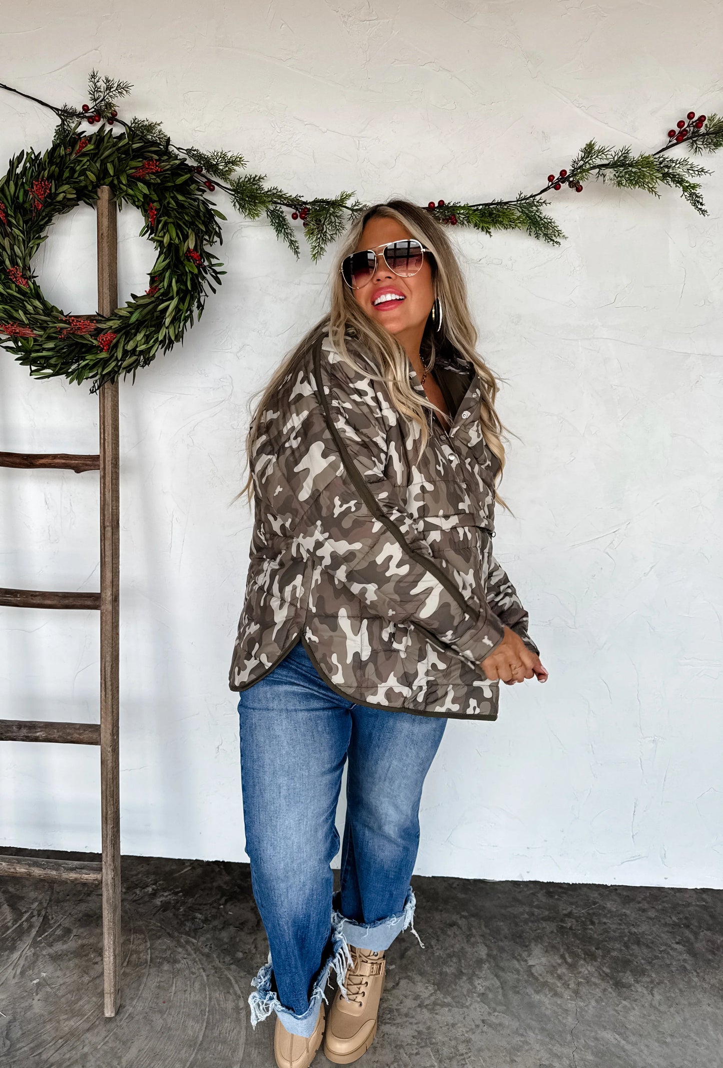 PRE-ORDER Printed Peyton Puffer Jacket