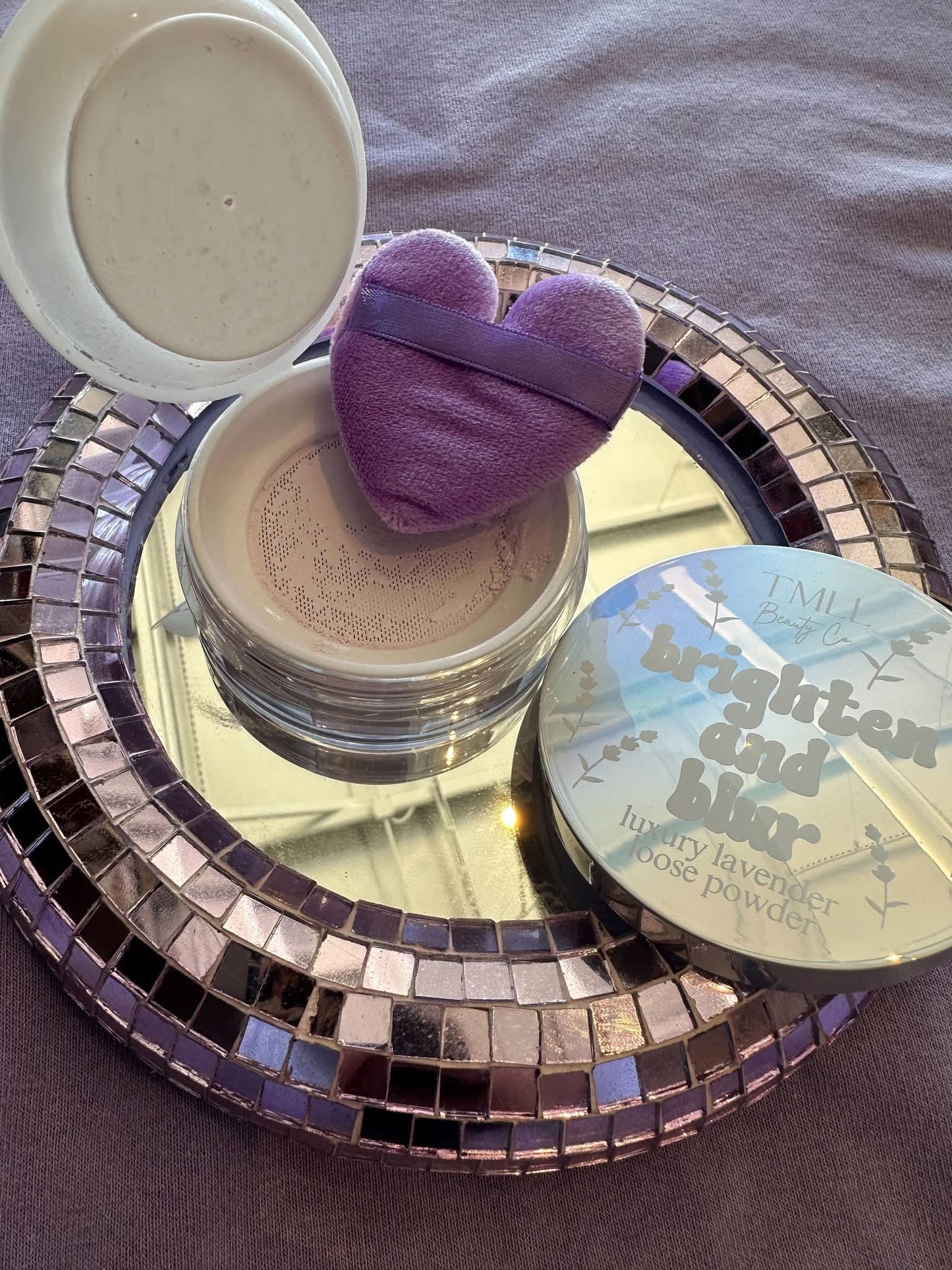 TMLL Brighten & Blur Lavender Setting Powder