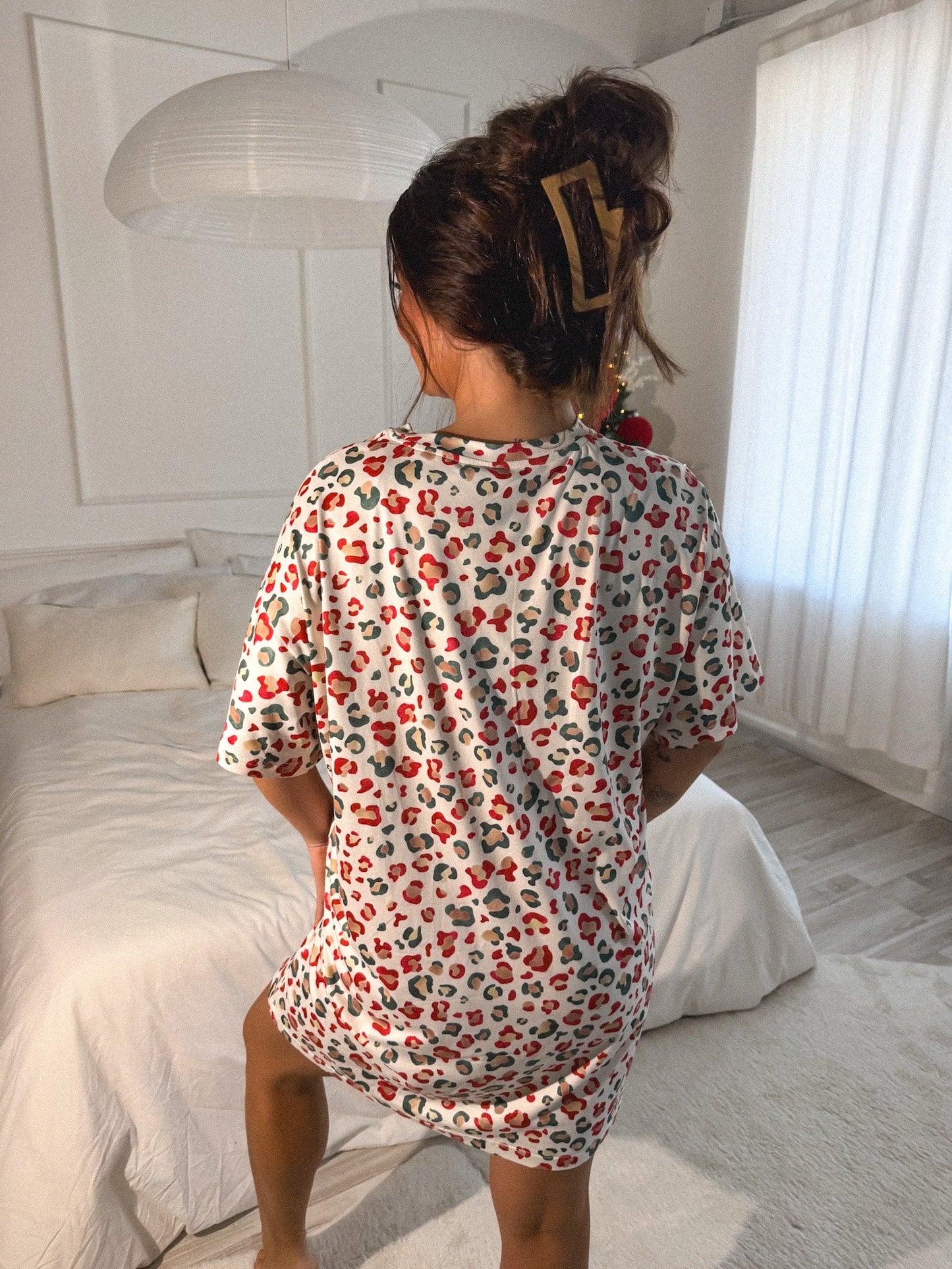 PREORDER Birdie Lazy Day Lounge Dress in Wild Tidings