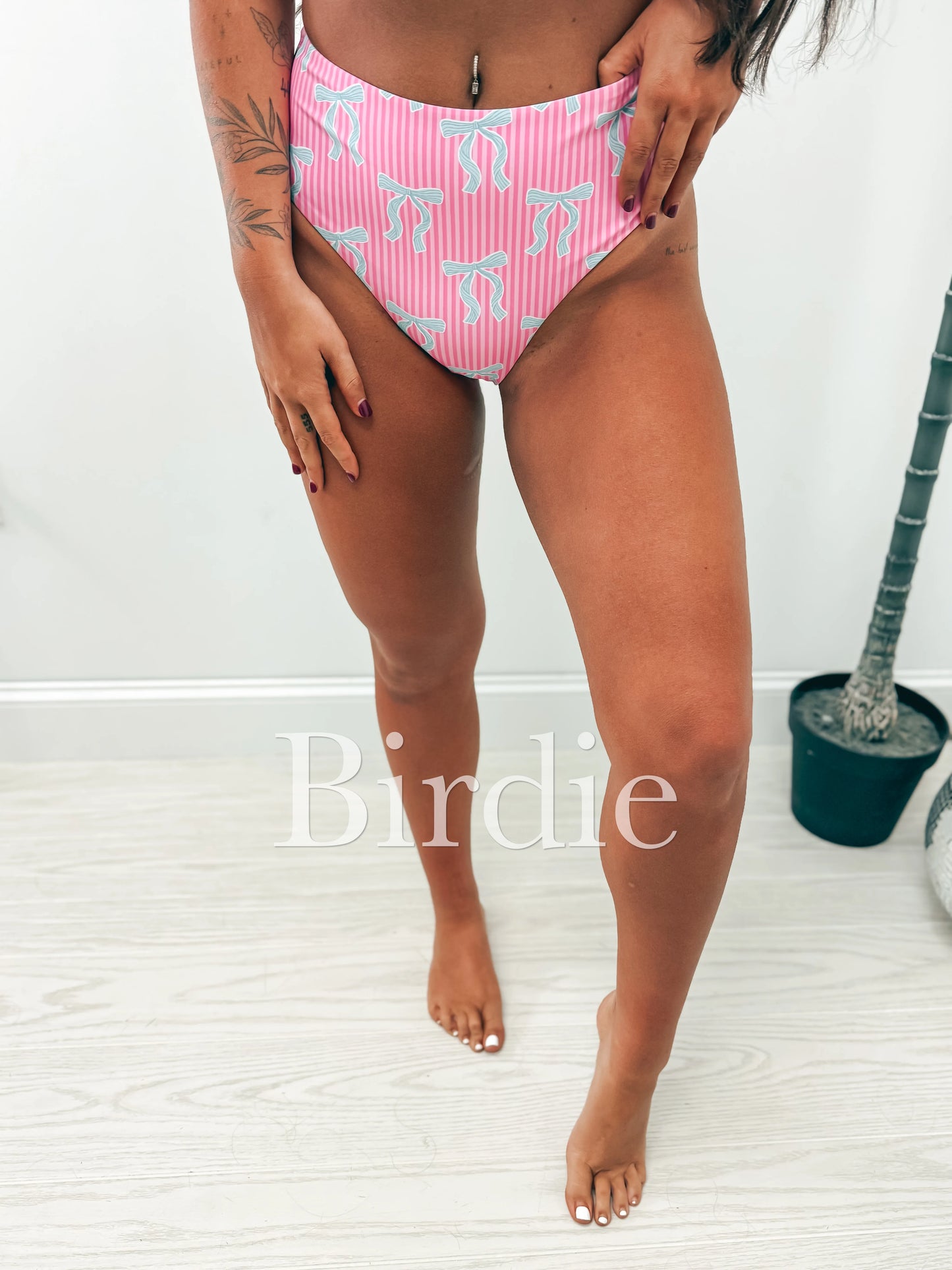 Birdie Southern Charm Bow Two Piece Swimsuit (Sold as Set)