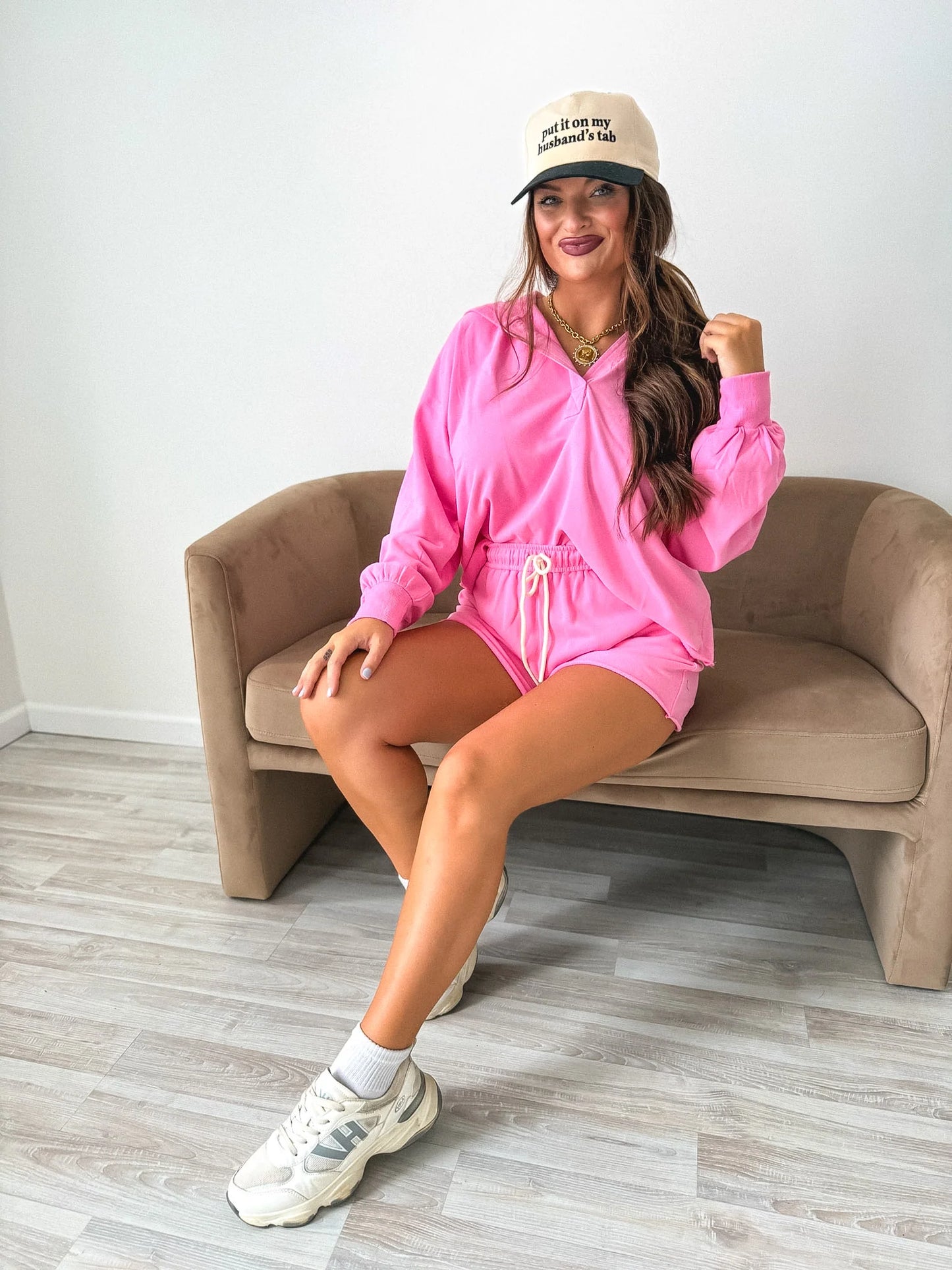 PREORDER Birdie Cozy Club Pullover in Bubblegum