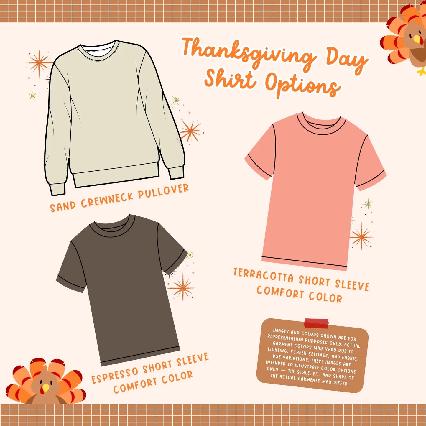 PREORDER Give Thanks Embroidered Appliqué Tee/ Crew