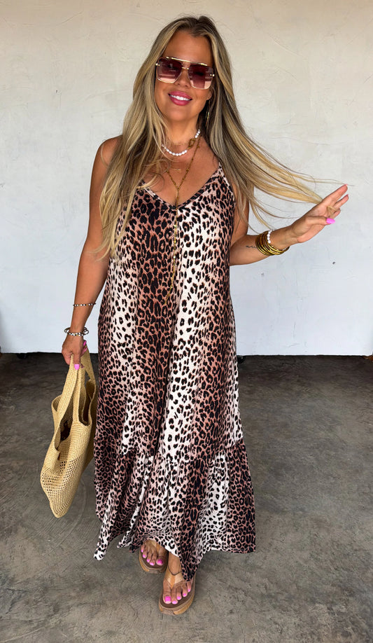 *LIMITED QUANTITIES* PREORDER Cheetah Nova Dress