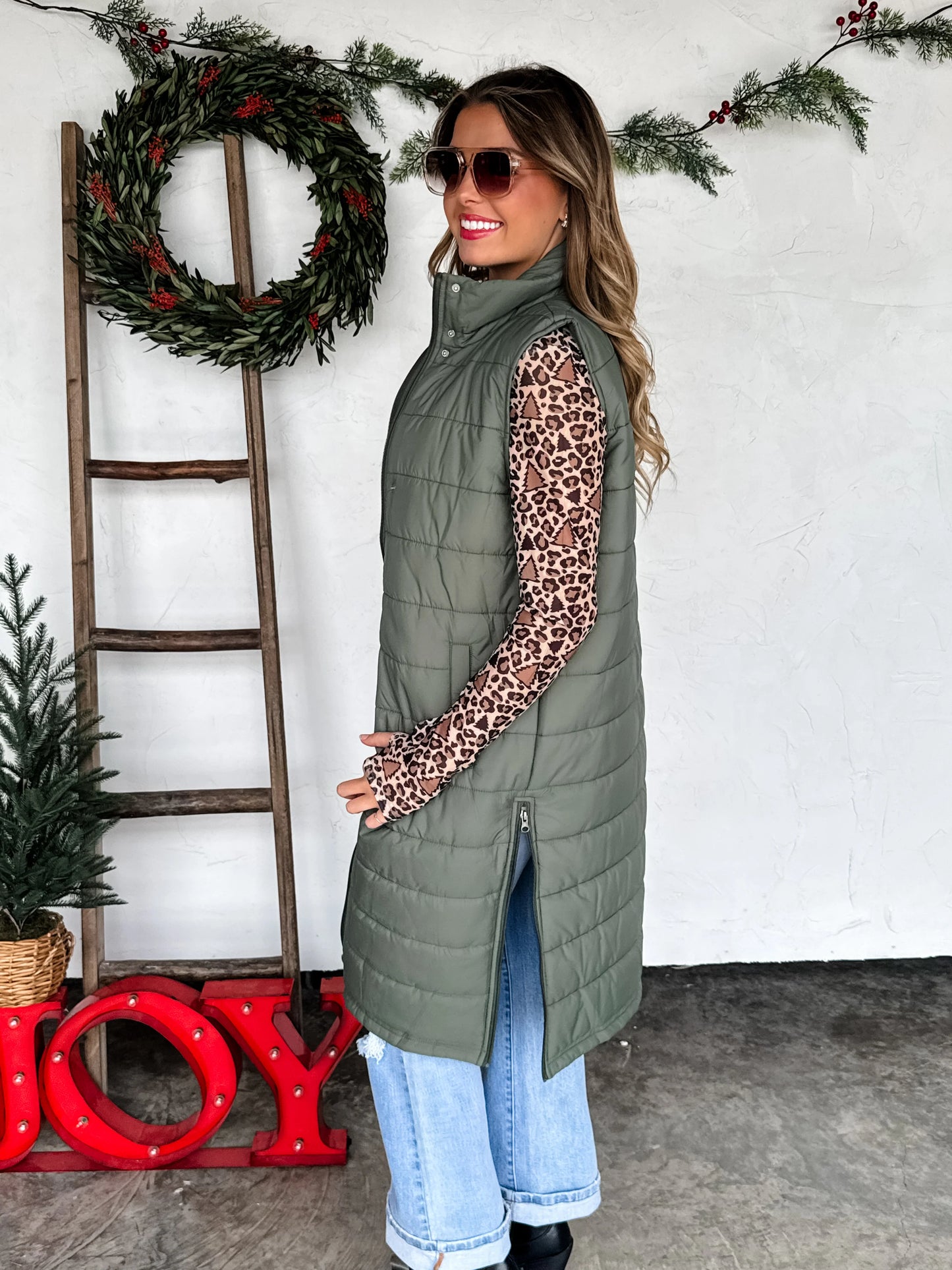 PRE-ORDER Kendall Long Puffer Vest