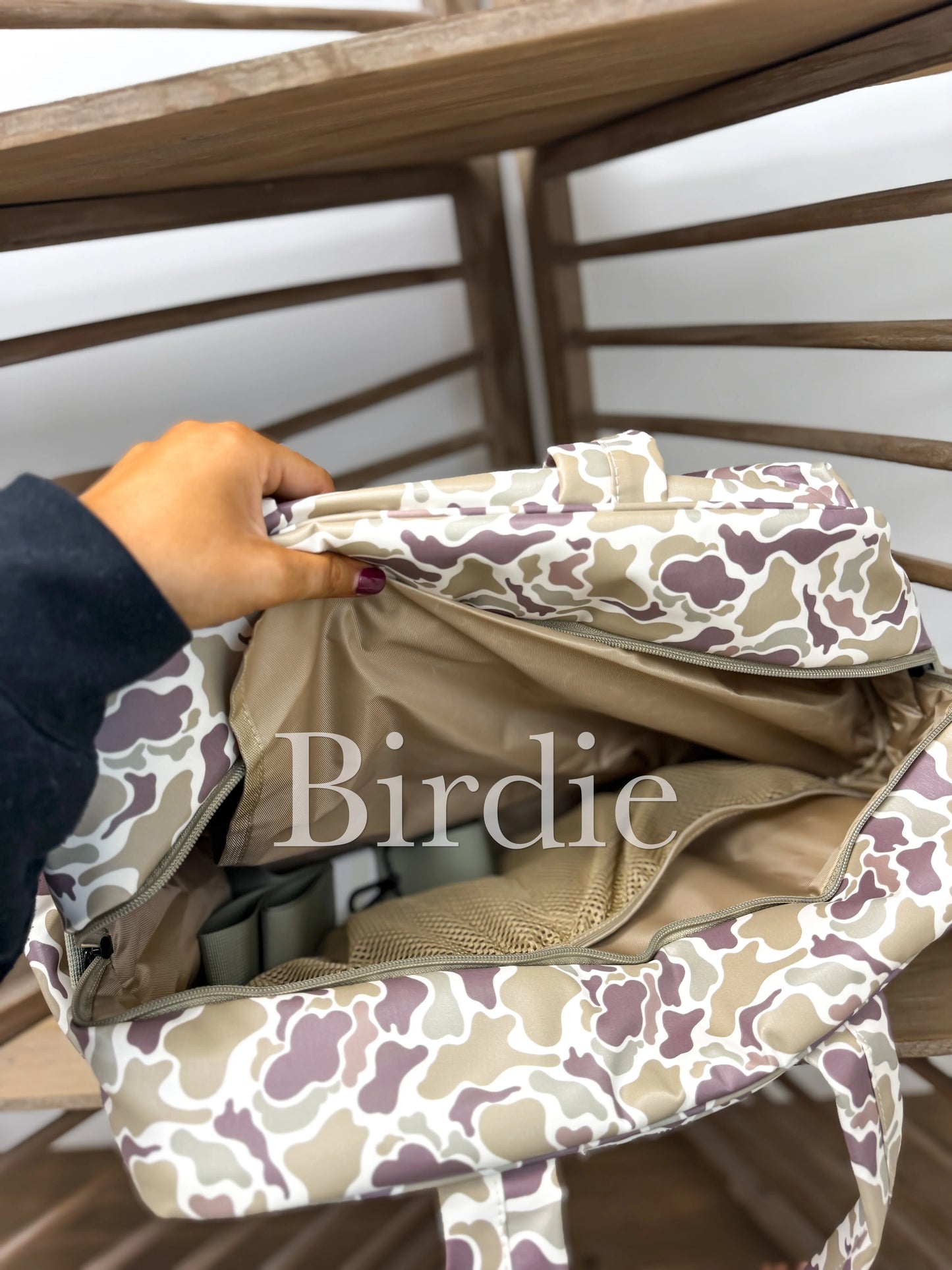 Birdie Daily Hustle Duffle in Duck Camo