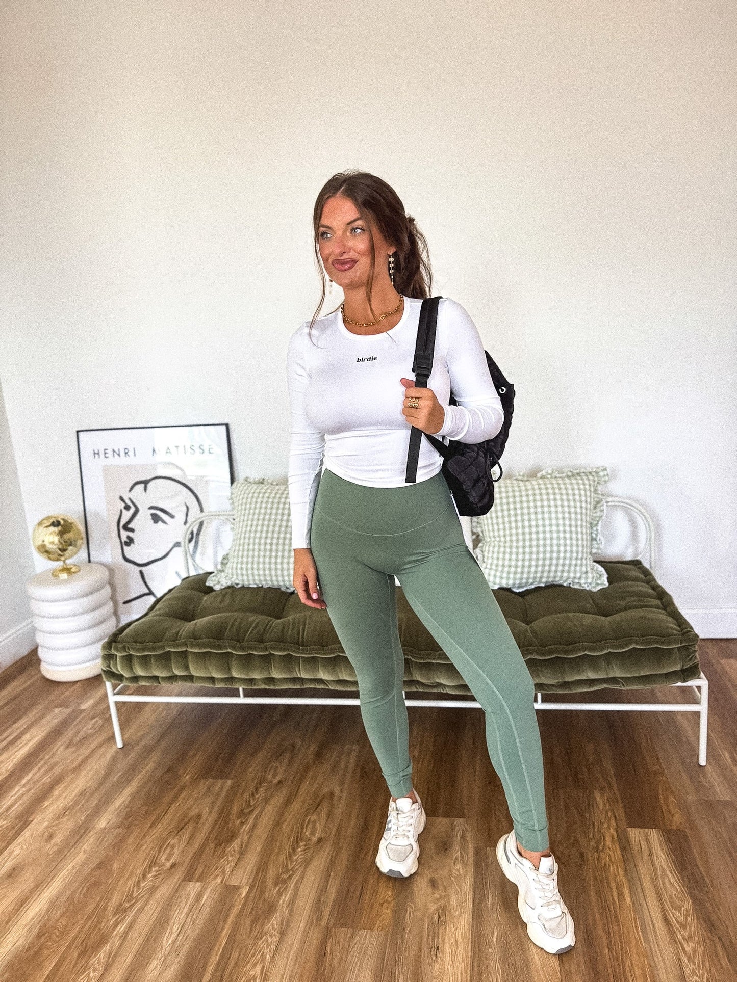 PREORDER Birdie AirSkin Long Sleeve Top in White