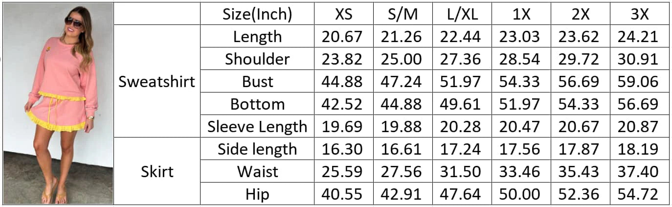 PREORDER Spring Flower Skirt Set