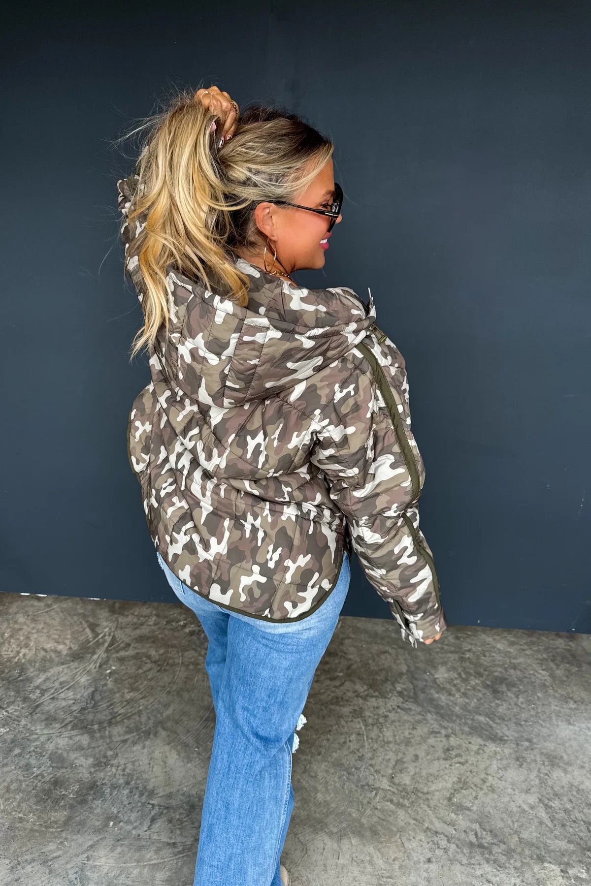 PRE-ORDER Printed Peyton Puffer Jacket