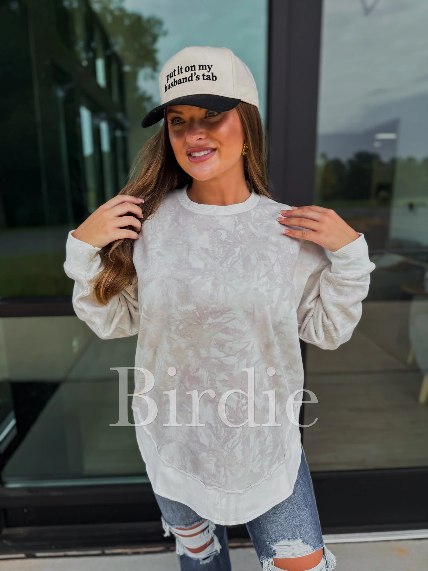 PRE-ORDER Birdie Everyday Curve Pullover In Light & Dark Camo