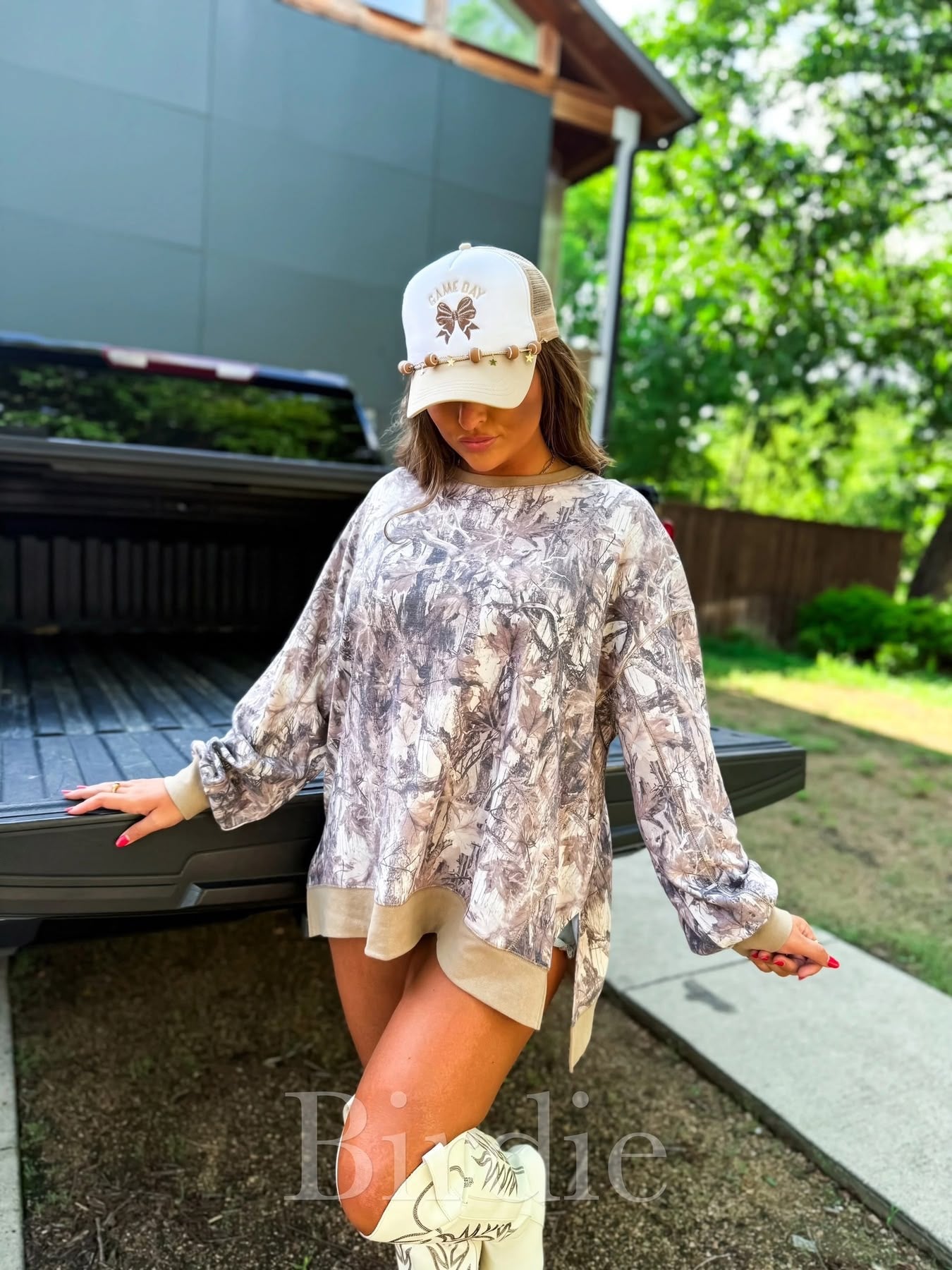 ★ 2ND CUT PRE-ORDER Birdie Dark Camo Long Sleeve Pullover ★