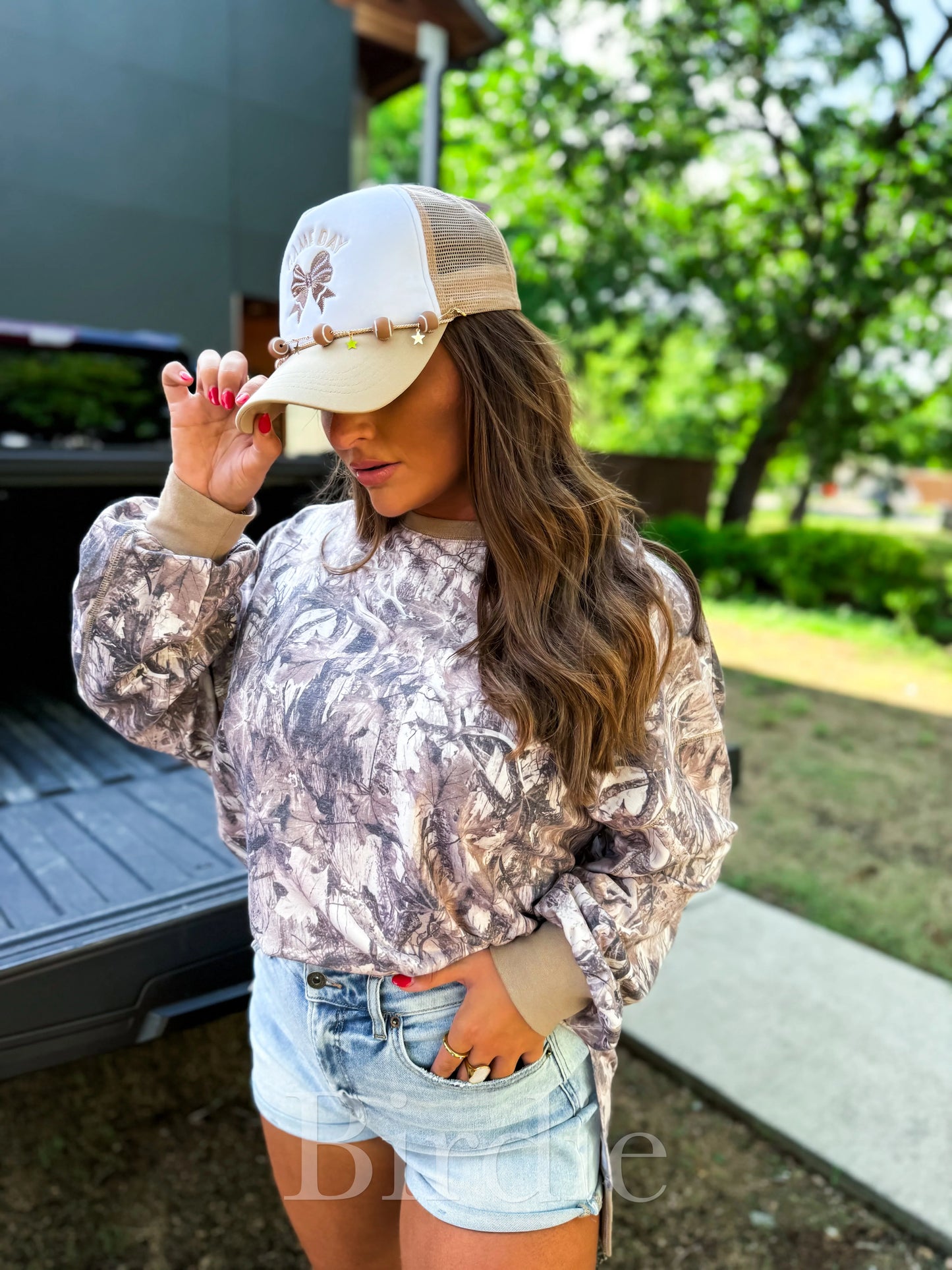 ★ 2ND CUT PRE-ORDER Birdie Dark Camo Long Sleeve Pullover ★