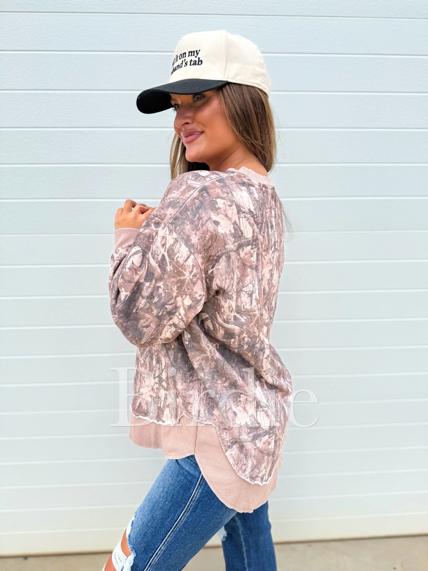 PRE-ORDER Birdie Everyday Curve Pullover In Light & Dark Camo