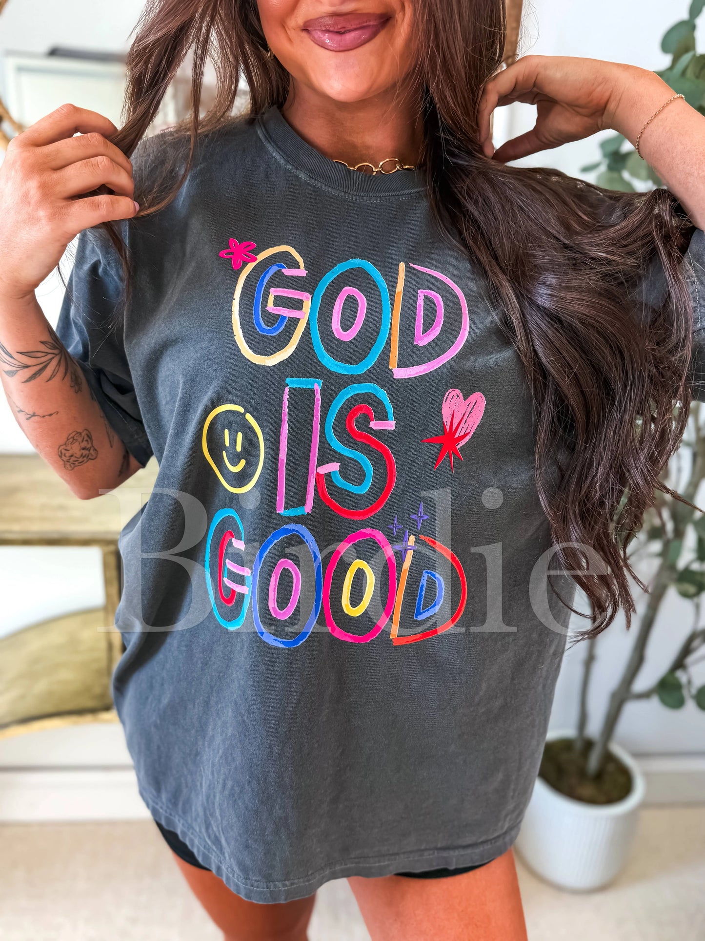 God Is Good Graphic Tee on Pepper