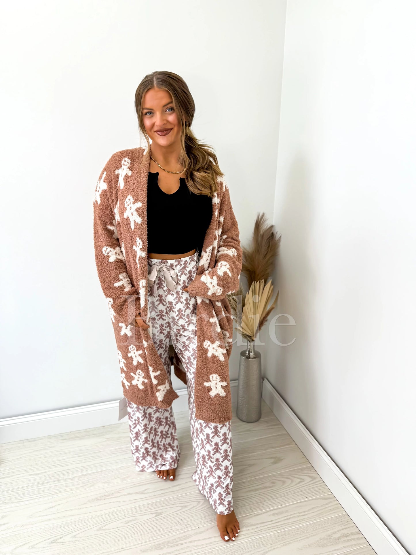 PRE-ORDER Birdie Gingerbread Snuggle Reversible Cardigan
