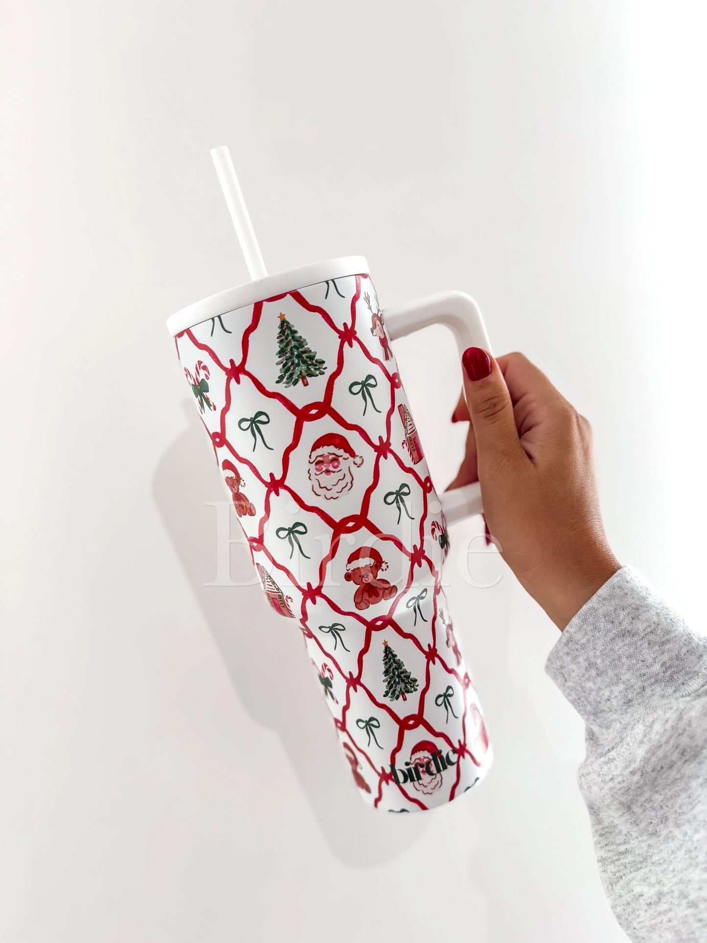 PRE-ORDER Birdie Festive Flirt 40oz Cup With Straw