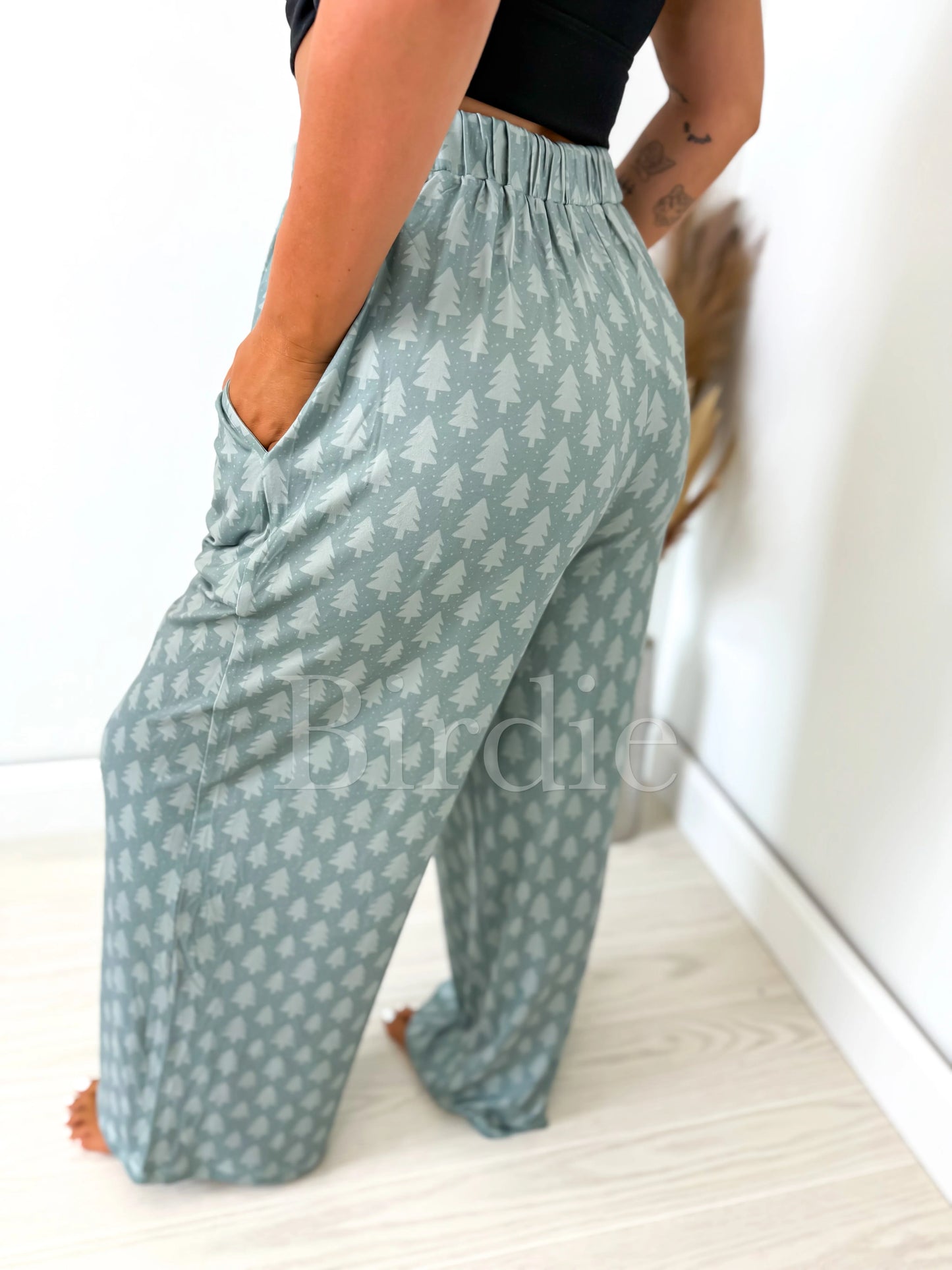 PRE-ORDER Birdie Twinkle Tree Pajama Pants With Satin Bow