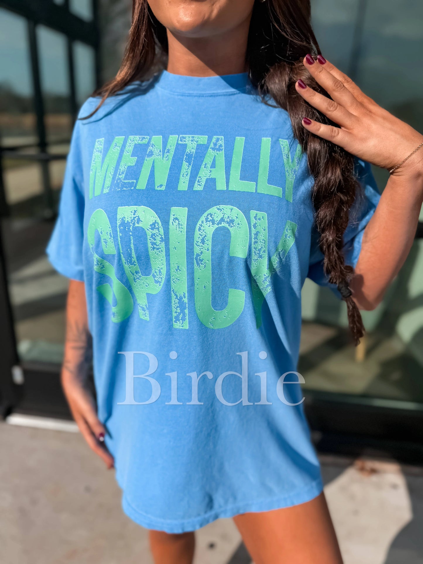 Mentally Spicy Graphic Tee on Royal Caribe