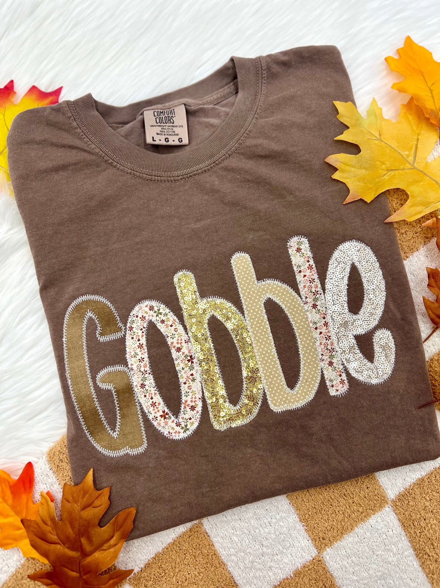 PREORDER Gobble Embroidered Appliqué Crew/ Tee