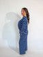 PREORDER Birdie Sunday Ease Set in Deep Harbor Stripe (Sold as Set)