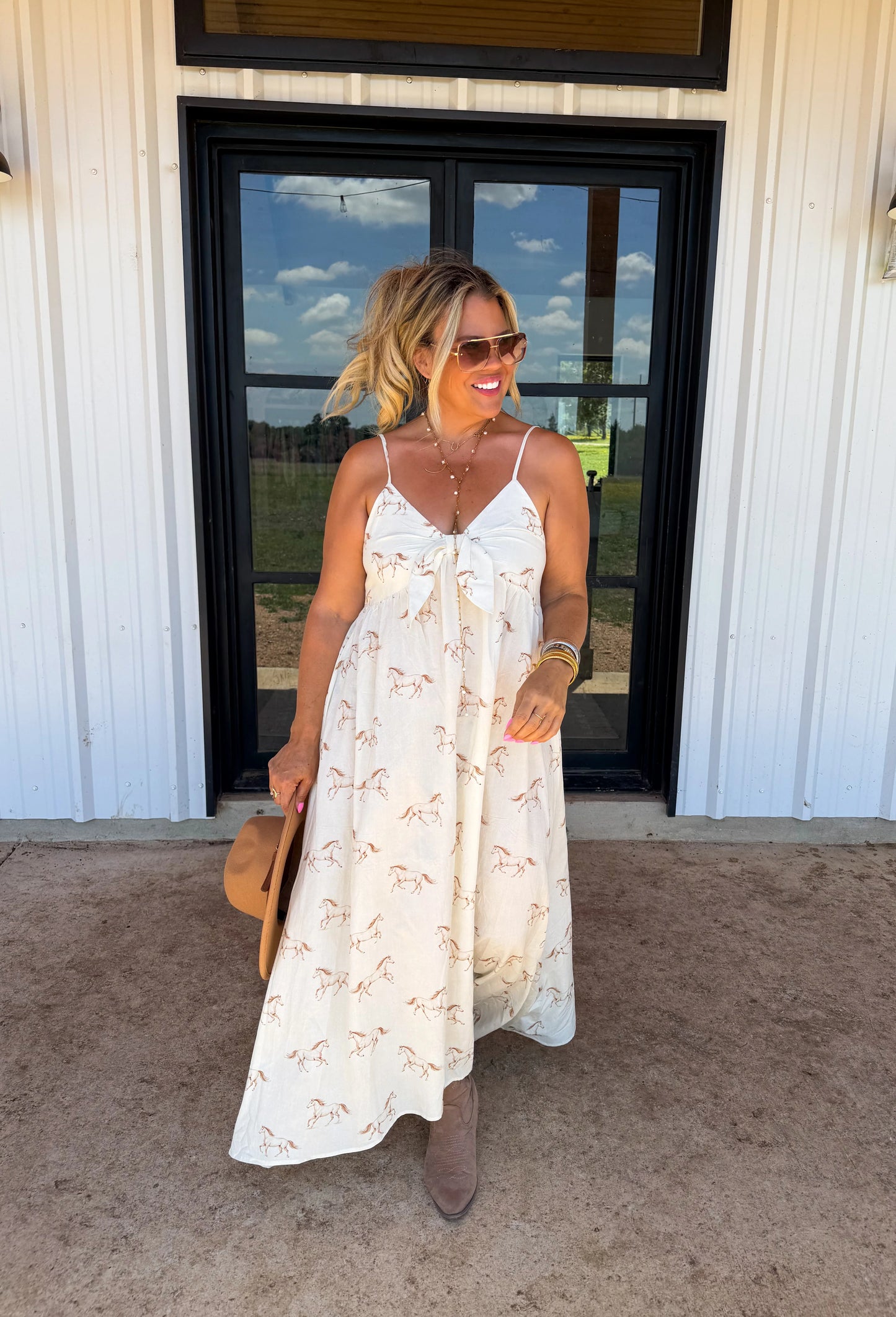 PREORDER Western Charm Maxi Dress