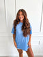 PREORDER Birdie Relaxed Boyfriend Tee in Glacier Bloom