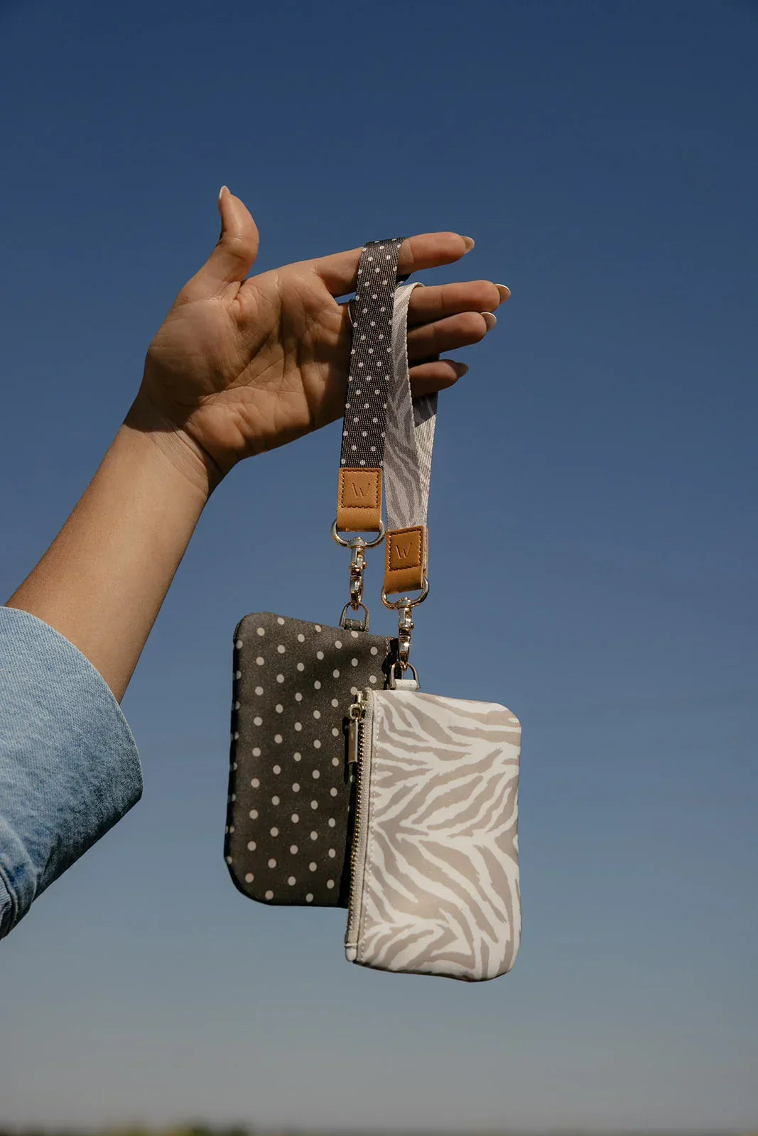 Safari Stripes Zipper Pouch