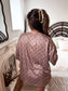 PREORDER Birdie Tee Boxer Set in Butter Rum Dot (Sold as Set)
