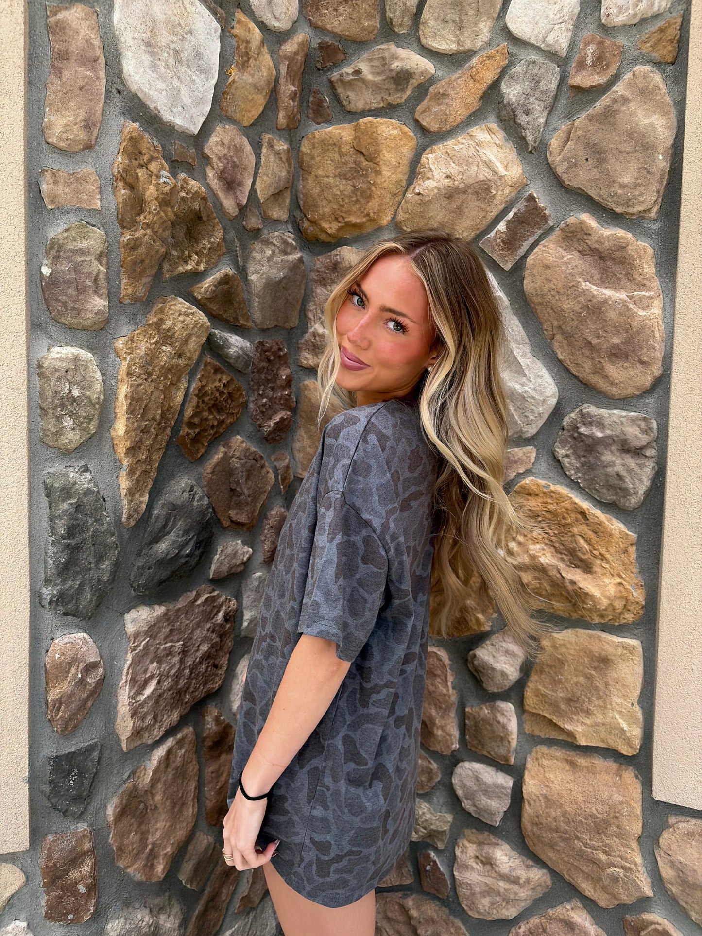 Taylor’d Boyfriend Tee in Deep Marsh Duck Camo PREORDER