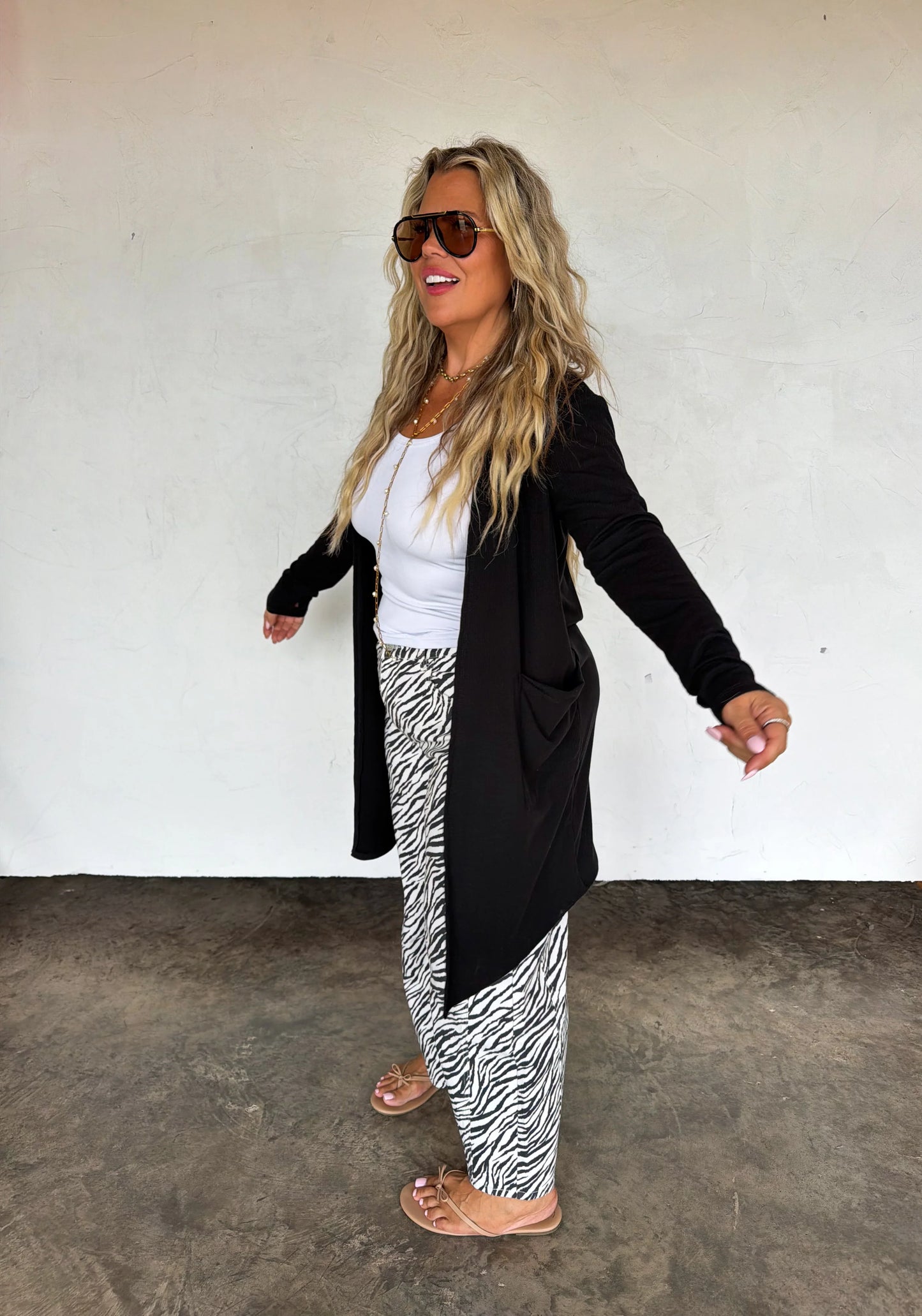 PREORDER Zebra Bex Barrel Jeans