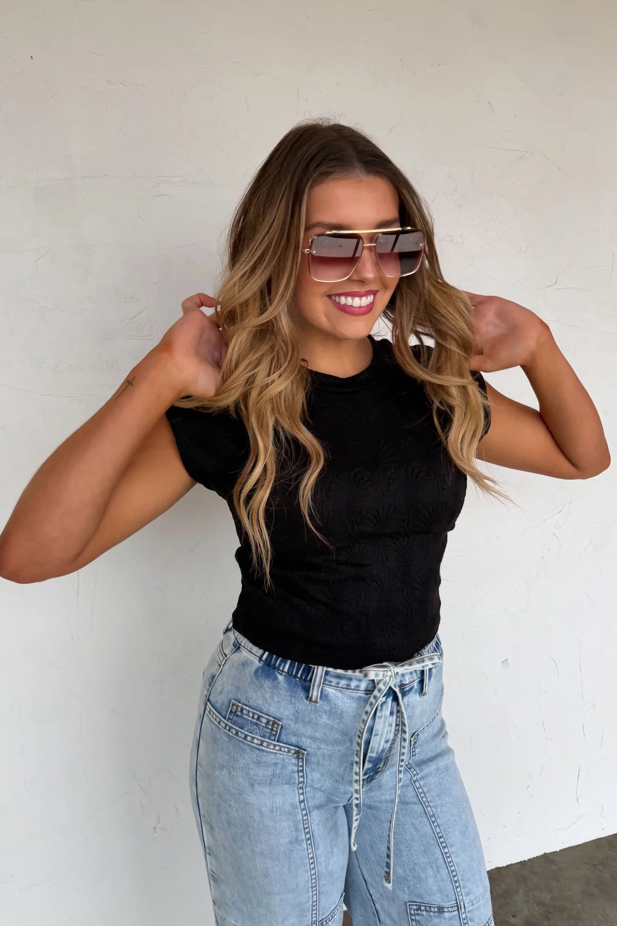 *LIMITED QUANTITIES* PREORDER Harley Cap Sleeve Basic Top