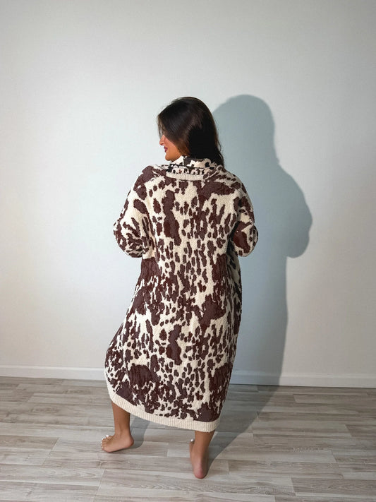 PREORDER Birdie Cozy Cardigan in Moo’d Setter
