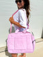 Birdie Daily Hustle Duffle in Pink