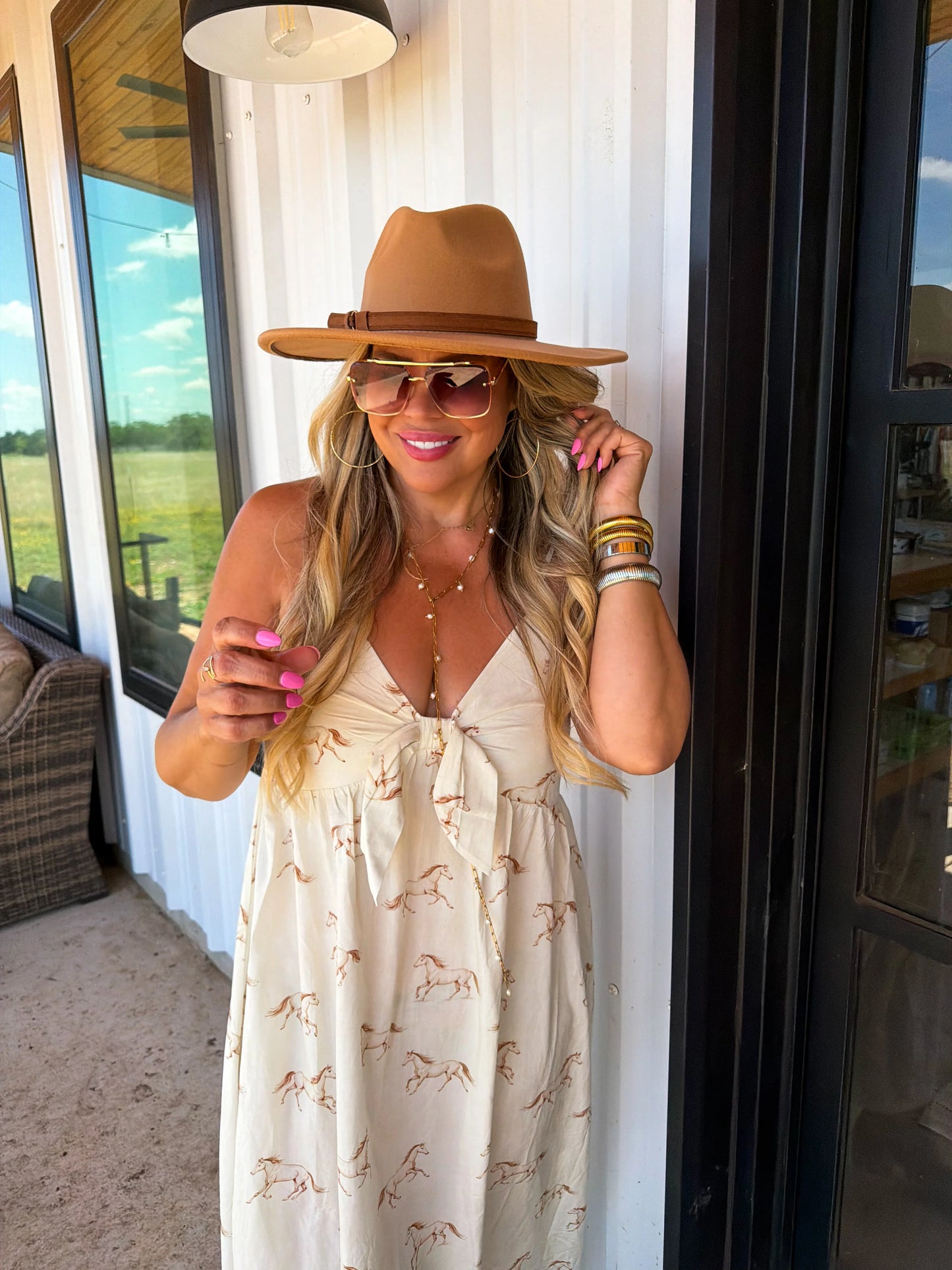 PREORDER Western Charm Maxi Dress