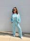 PREORDER Birdie Sunday Ease Set in Island Breeze Stripe (Sold as Set)