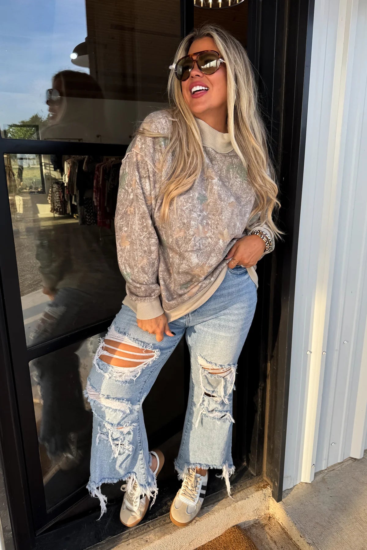 PREORDER Miller Mock Neck Sweatshirt