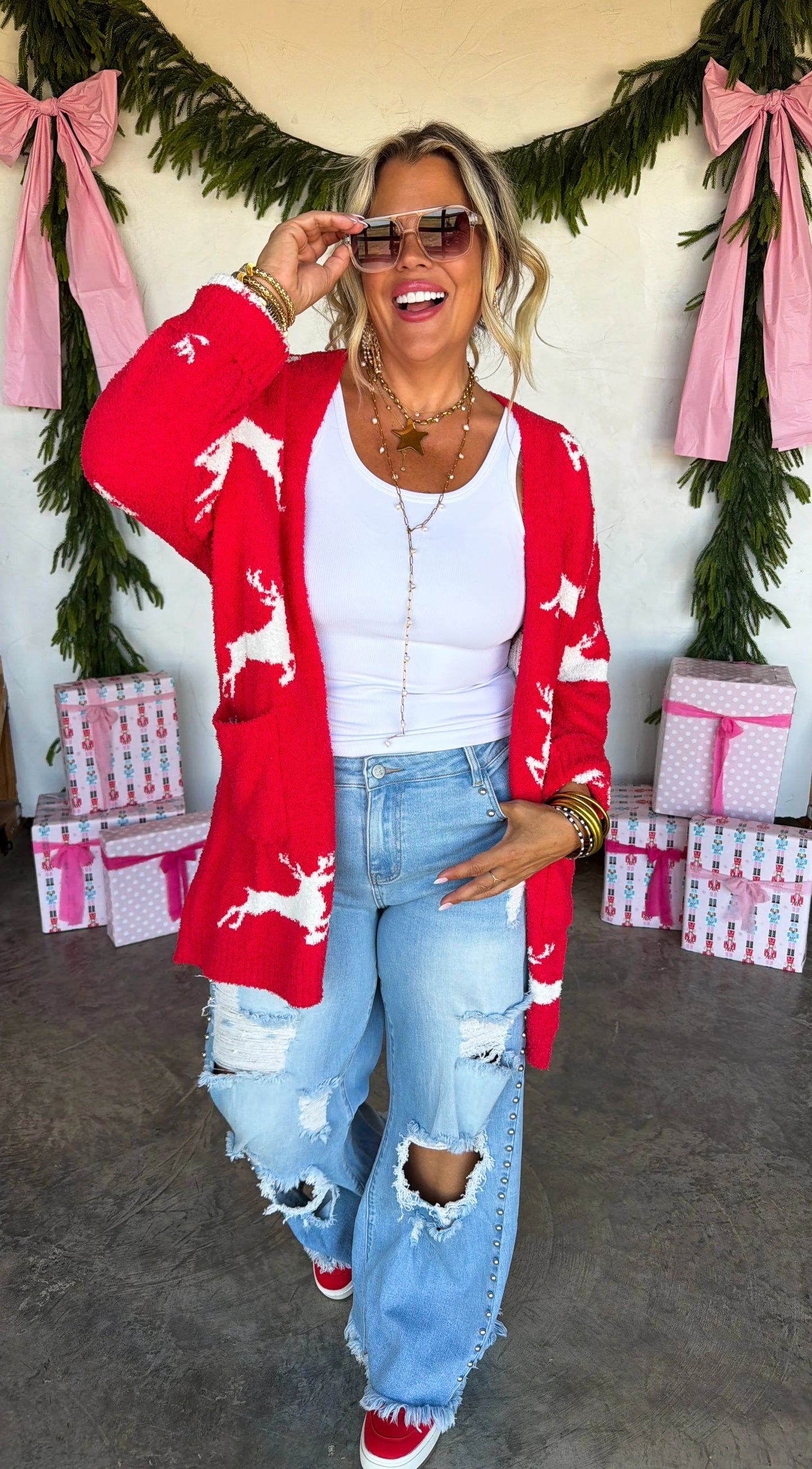 PREORDER Cozy Christmas Cloud Cardigan