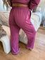 PREORDER Birdie Bedtime Bliss Two Piece Set in Berry Cream Dream (Sold as Set)