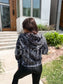 PREORDER Birdie Summer Quarter Zip Pullover in Blackout Dark Camo