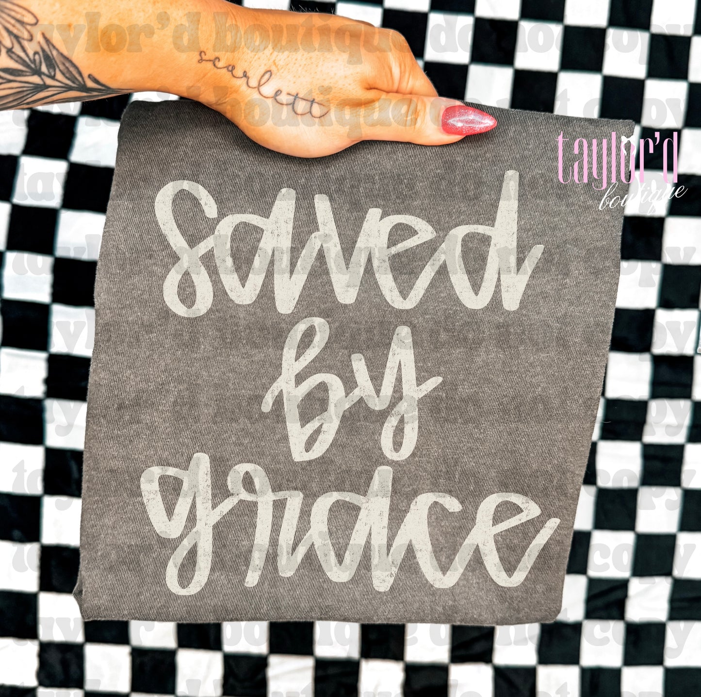 🌷✝️ Saved By Grace Tee/ Crew