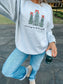 Merry & Bright Trees Embroidered Crewneck Pullover