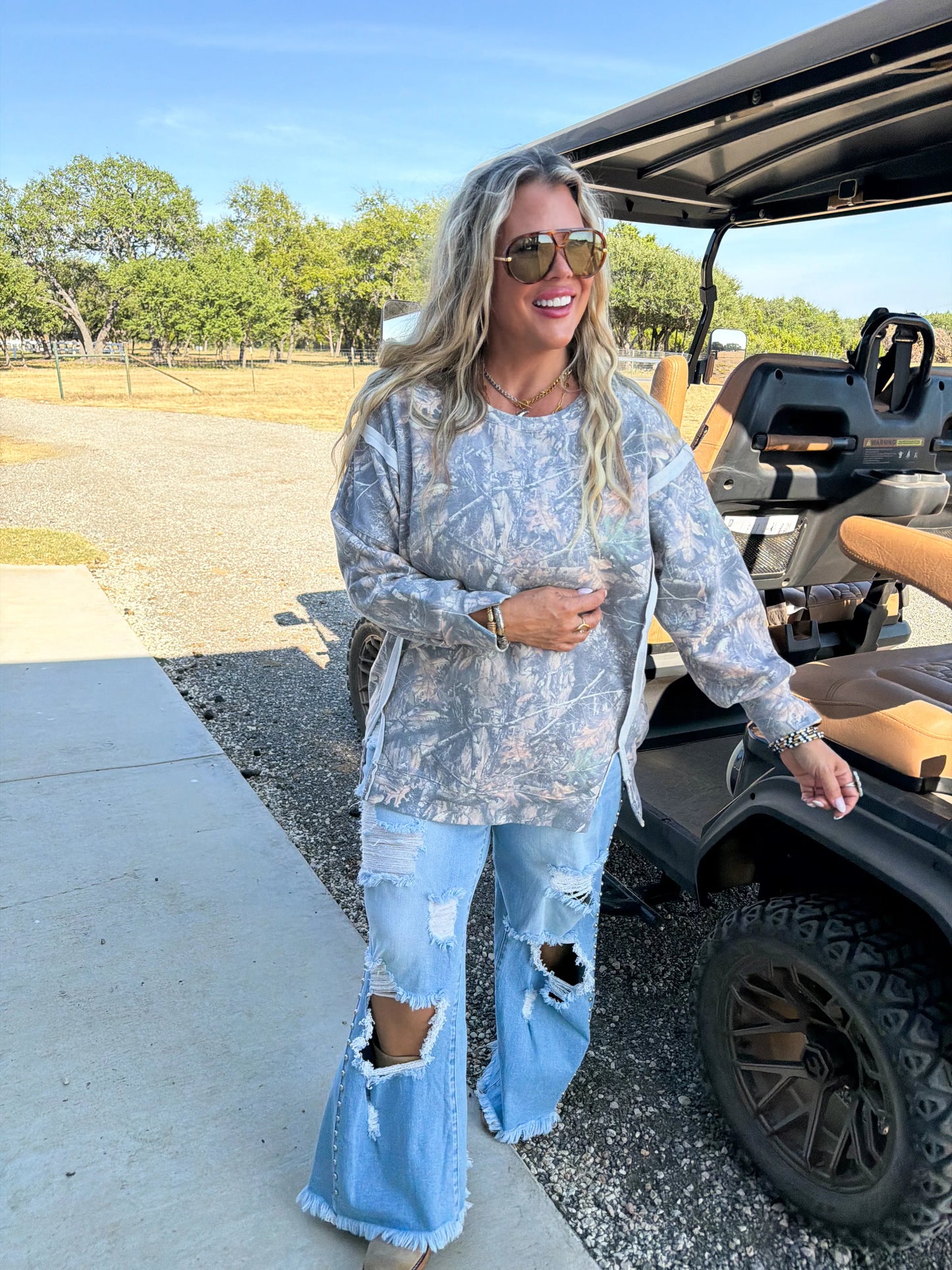 PREORDER Wander Camo Classic Crew Pullover