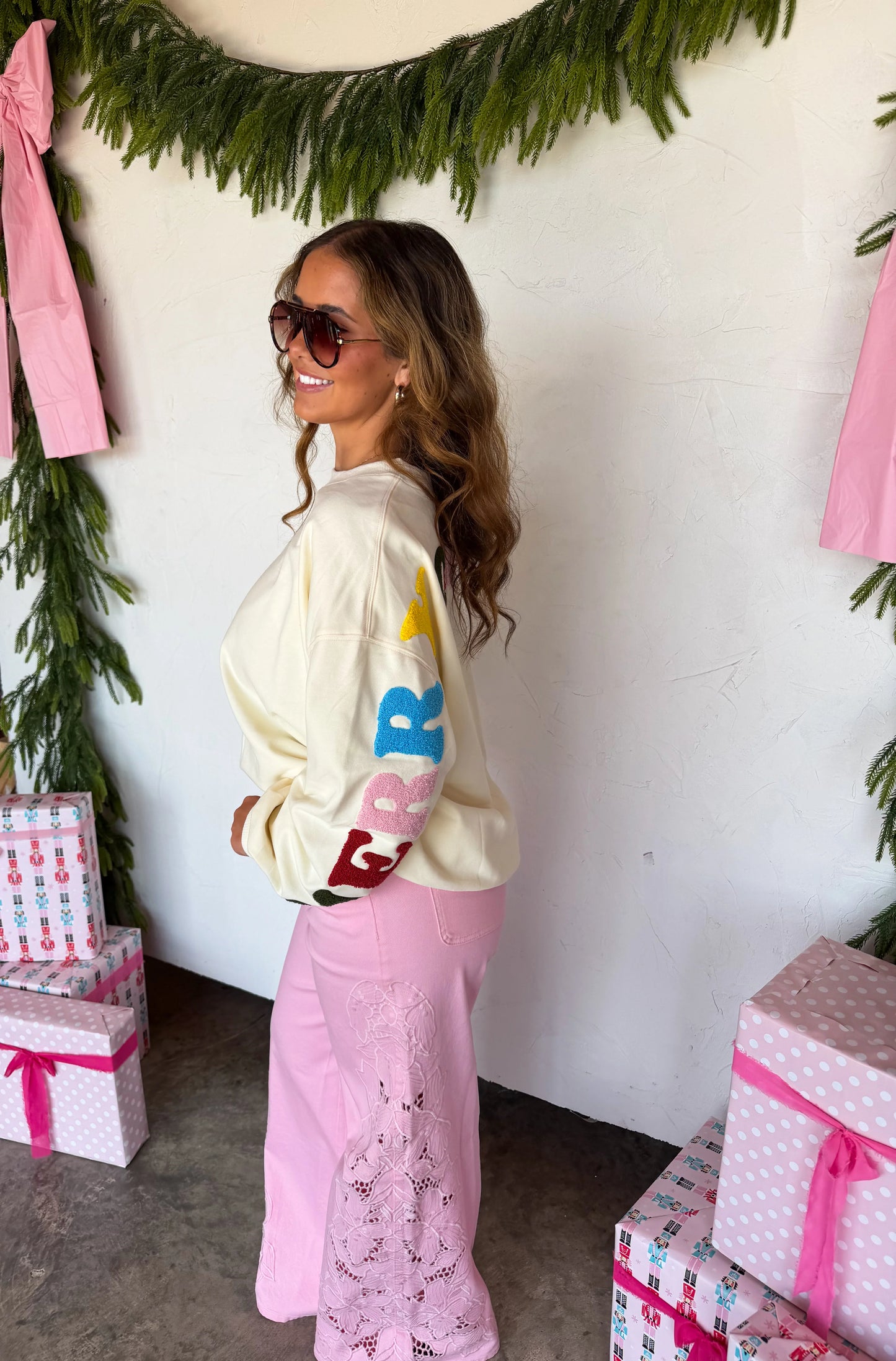 PREORDER Merry Message Sweatshirt