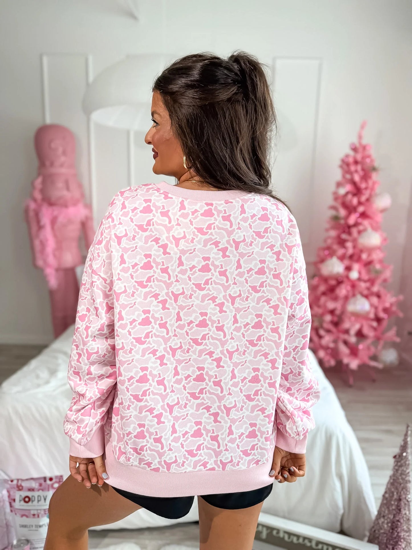 PREORDER Birdie Soft Spun Crewneck in Sugar Bloom Duck Camo